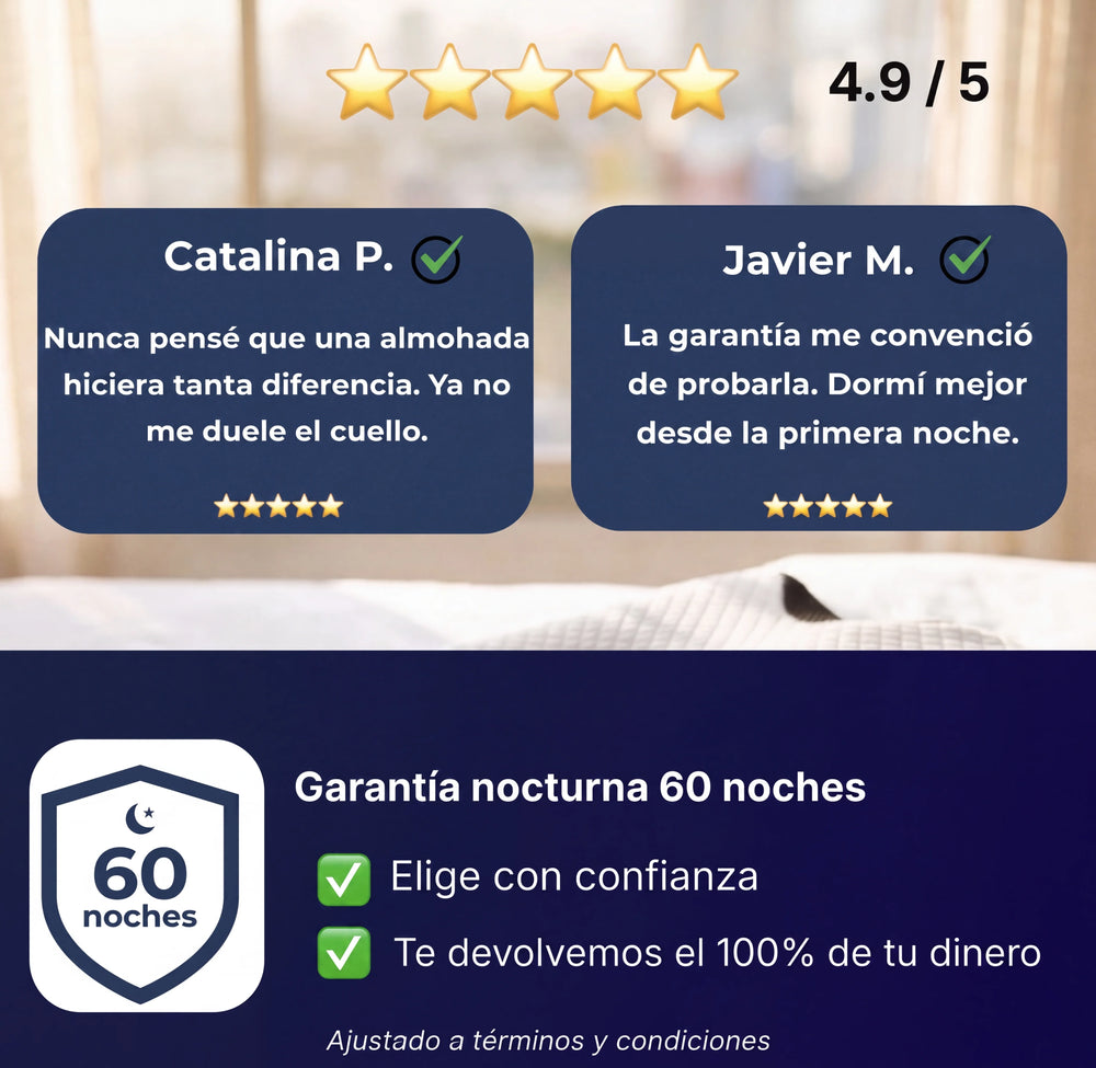 NOCTURA ASTER™ | Almohada ergonómica - Vista 6